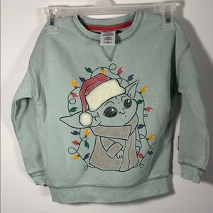 Star Wars Baby Yoda Christmas Sweatshirt - 5T